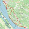 Trace GPS Blaye Bourg sur Gironde, itinéraire, parcours