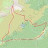 Trace GPS Pic de Montaigu depuis le Chiroulet, itinéraire, parcours