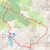 Trace GPS Rocher Blanc 2928m - (Belledonne), itinéraire, parcours