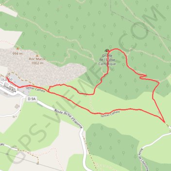Trace GPS od_3_15_randonnee-GROTTE-CATOULICO, itinéraire, parcours