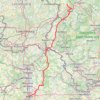 Trace GPS Saint-Jacques-de-Compostelle - Trier - Metz, itinéraire, parcours