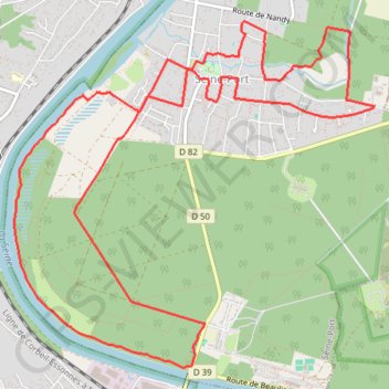 Trace GPS SEINE PORT et bords de Seine, itinéraire, parcours