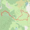 Trace GPS Signal et pic du Gourzy depuis les Eaux Chaudes, itinéraire, parcours