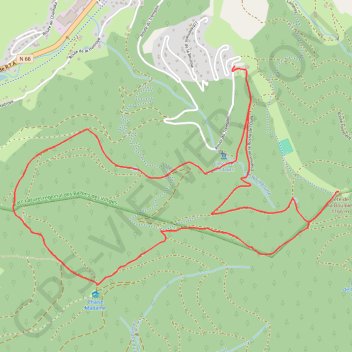 Trace GPS La Tête de la Bouloie - Bussang, itinéraire, parcours