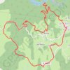 Trace GPS Sentier de la croix de Laval - Saint-Bonnet-les-Tours-de-Merle, itinéraire, parcours