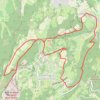 Trace GPS Balade dans les Monts d'Or, itinéraire, parcours