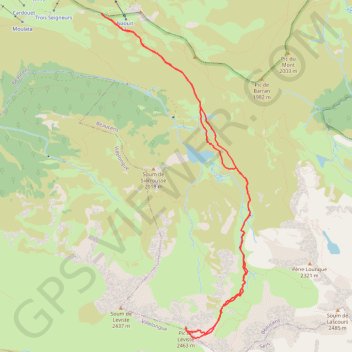 Trace GPS Pic de Léviste, itinéraire, parcours