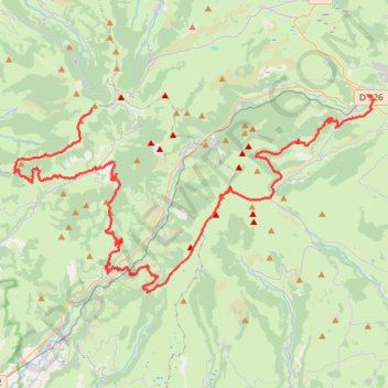 Trace GPS GR400 Randonnée de Murat au Col de Redondet (Cantal), itinéraire, parcours