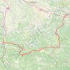 Trace GPS Carcassonne - Montségur - Foix, itinéraire, parcours