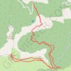 Trace GPS Puig de l'Estella et Tour de Batère depuis le Col de Palomère, itinéraire, parcours