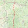 Trace GPS GR3 De Chabreloche (Puy-de-Dôme) à Saint Aubin-sur-Loire (Saône-et-Loire), itinéraire, parcours