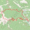 Trace GPS Montseny - El Café - Pla de la Calma - Montseny, itinéraire, parcours