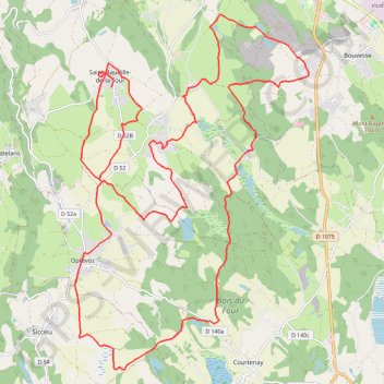 Trace GPS Nord Isères, itinéraire, parcours