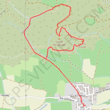 Trace GPS En Corbières - La Roche Trouée - Tournissan, itinéraire, parcours