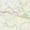 Trace GPS GR 22 : De Bagnoles-de-l'Orne (Orne) à Mortain (Manche), itinéraire, parcours