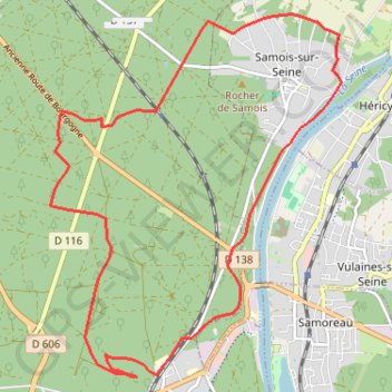 Trace GPS Des hauteurs de la Seine à la forêt, itinéraire, parcours
