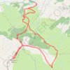 Trace GPS Le Baïgura par le sentier de découverte, itinéraire, parcours