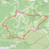 Trace GPS Monoblet - Les Jumelles - Aubret - Fressac, itinéraire, parcours