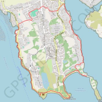 Trace GPS Saint-Philibert, itinéraire, parcours