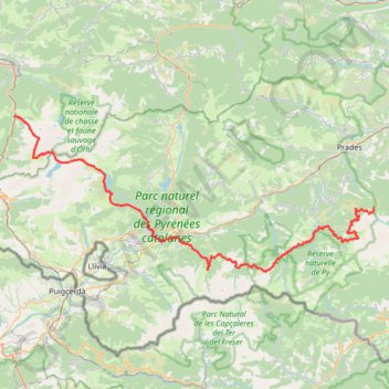 Trace GPS De Mérens-les-Vals à Ras-des-Cortalets, itinéraire, parcours