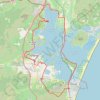 Trace GPS Tour de l'étang de Bages-Sigean, itinéraire, parcours