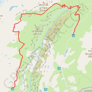 Trace GPS Le Balcon de la Vanoise - L'Arpont - Plan du Lac, itinéraire, parcours