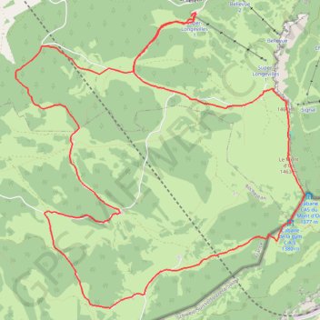 Trace GPS Mont d'or, itinéraire, parcours