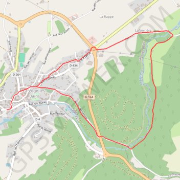 Trace GPS Chemins du Cœur des Vosges - Le Bertramont, itinéraire, parcours