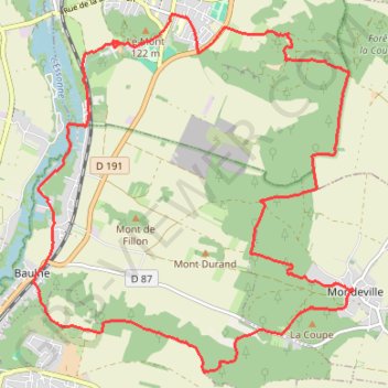 Trace GPS Circuit de La Ferté-Malvoisine, itinéraire, parcours