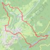 Trace GPS Pont du Dragon sur la Valserine, itinéraire, parcours