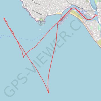 Trace GPS SailFreeGps_2022-07-29_18-48-27, itinéraire, parcours