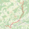 Trace GPS Gy (croisée des chemins) - Abbaye d'Acey, itinéraire, parcours