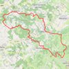 Trace GPS Circuit autour de Thurins (Rhône), itinéraire, parcours