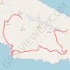 Trace GPS Le phare de Folegandros et Livadaki, itinéraire, parcours