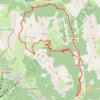 Trace GPS Col de Granon et porte de Cristol, itinéraire, parcours