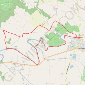 Trace GPS Capestang (34), itinéraire, parcours