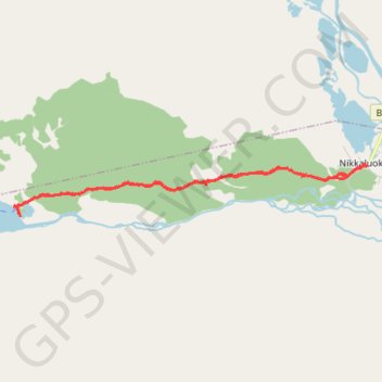 Trace GPS 03-OCT-21 13:06:26, itinéraire, parcours