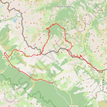Trace GPS Lacs de Lausfer et Colle Longue, itinéraire, parcours