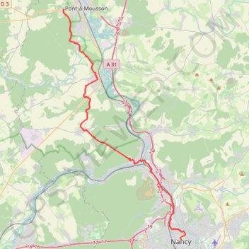 Trace GPS GRP_Metz_nancy, itinéraire, parcours