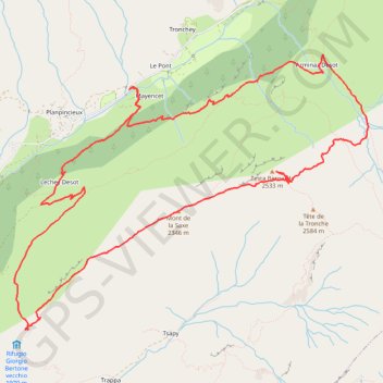 Trace GPS Monts de la Saxe, itinéraire, parcours