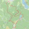 Trace GPS JC - Chalet - lac de la Tenine - lac de Lispach - 14.9 km, itinéraire, parcours