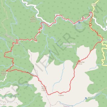 Trace GPS Piton Boucher - Morne Piquet, itinéraire, parcours