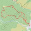 Trace GPS Départ de Babeau Bouldoux, itinéraire, parcours