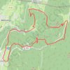 Trace GPS Roches d'Orvaz et roche de la Fauconnière, itinéraire, parcours