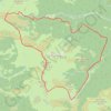 Trace GPS Montagne d'Areng depuis l'artigue de Salabe, itinéraire, parcours