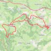 Trace GPS Val d'Aix et Mines de Corent - Saint-Germain-Laval, itinéraire, parcours