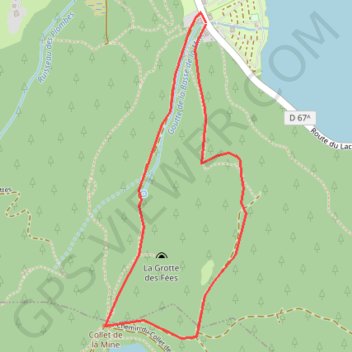 Trace GPS Tour du Lispach - Longemer, itinéraire, parcours