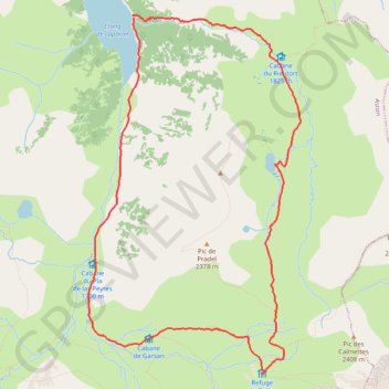 Trace GPS Boucle de Rieutort, itinéraire, parcours