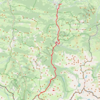 Trace GPS GR 108 Chemin Ossau, itinéraire, parcours