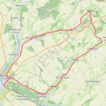 Trace GPS La Chartreuse, itinéraire, parcours